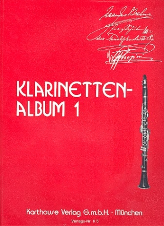 Klarinetten-Album Band 1 12 Stcke fr Klarinette und Klavier
