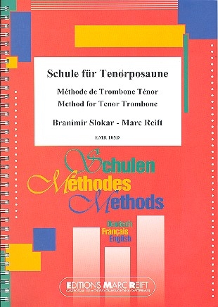 Vollstndige Schule fr Tenorposaune im Baschlssel (dt/en/fr) 