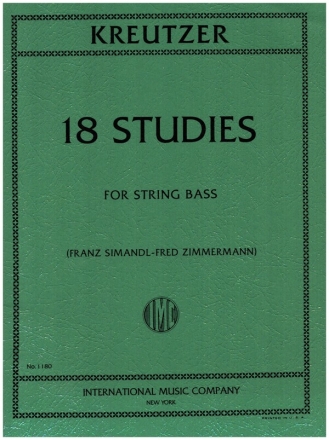 18 Studies for string bass