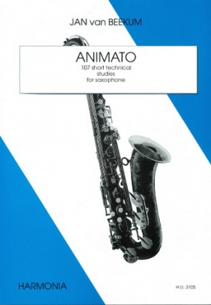 Animato for saxophone 107 short technical studies