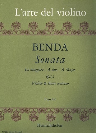 Sonate A-Dur op.1,2 fr Violine und Bc