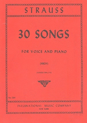 30 Songs for high voice and piano (dt/en)