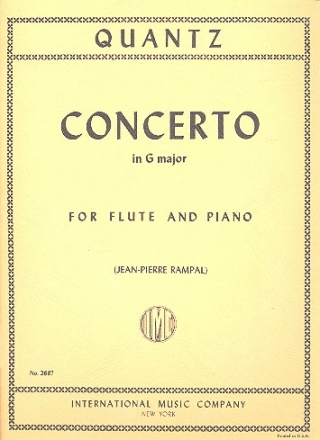 Concerto G major for flute and piano