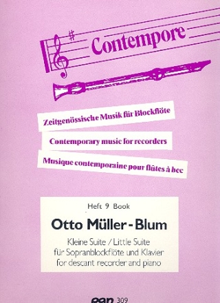 Kleine Suite fr Sopranblockflte und Klavier