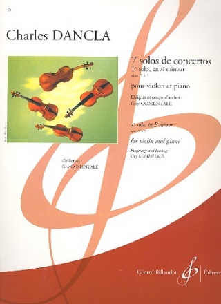 Solo de concerto si mineur op.77,1 pour violon avec accompagnement de piano