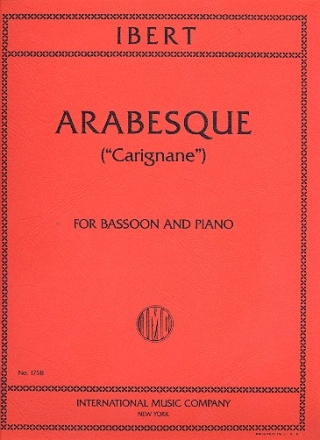Arabesque for bassoon and piano