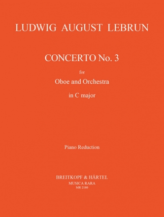 Konzert C-Dur Nr.3 fr Oboe und Orchester fr Oboe und Klavier