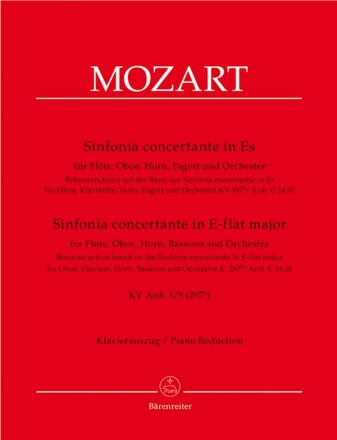 Sinfonia concertante Es-Dur KV279b fr Flte, Oboe, Horn, Fagott und Klavier