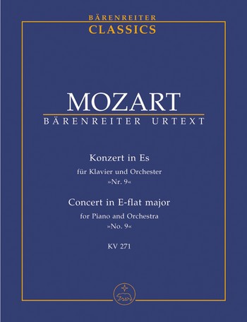 Konzert Es-Dur KV271 fr Klavier und Orchester Studienpartitur