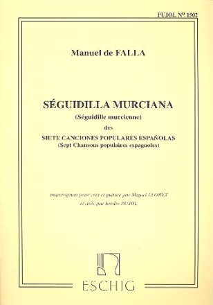 Seguidilla murciana fr Gitarre 7 canciones populares espanolas