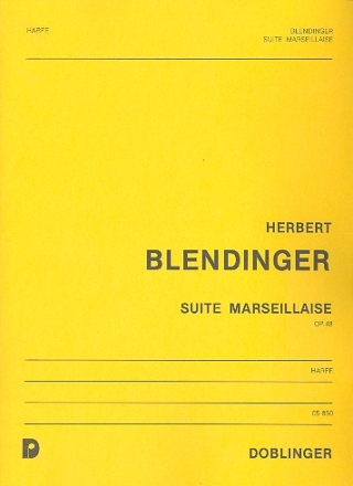 SUITE MARSEILLAISE OP.48 FUER HARFE