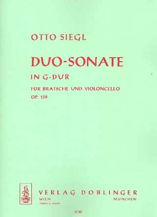 Duo-Sonate G-Dur op.139 fr Viola und Violoncello