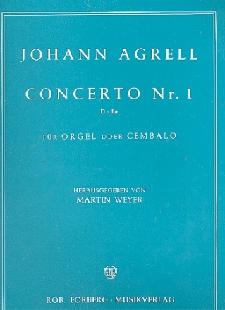 Concerto D-Dur Nr.1 fr Orgel (Cembalo)