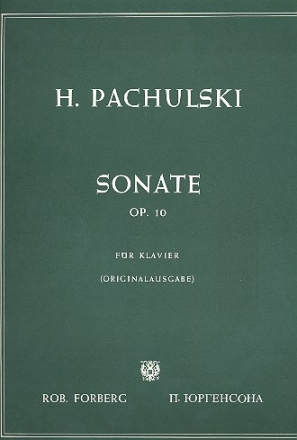 Sonate op.10 fr Klavier