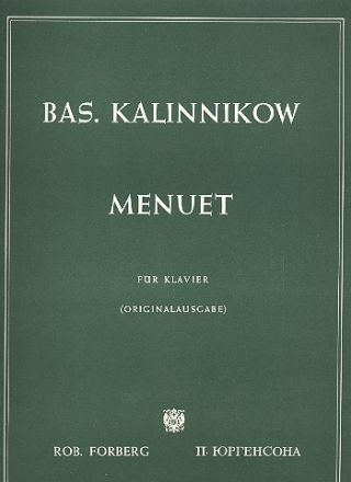 Menuett fr Klavier