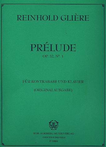Prlude op.32,1 fr Kontraba und Klavier
