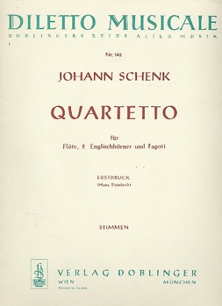 Quartetto fr Flte, 2 Englischhrner und Fagott Stimmen
