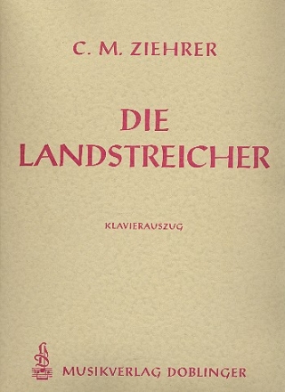 Die Landstreicher Klavierauszug