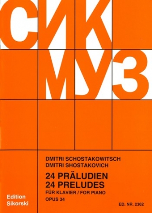 24 Prludien op.34 fr Klavier