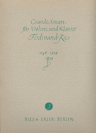 Grande Sonate op.83 fr Violine und Klavier