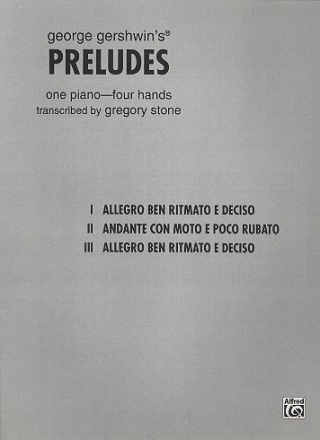 Preludes for piano 4 hands