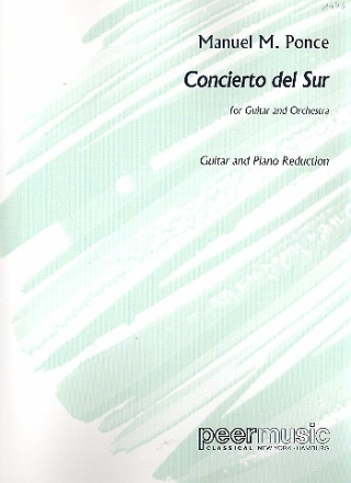 Concierto del Sur  for guitar and orchestra  guitar and piano reduction