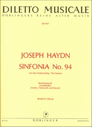 Sinfonie G-Dur Nr.94 Hob.I:94 fr Klaviertrio