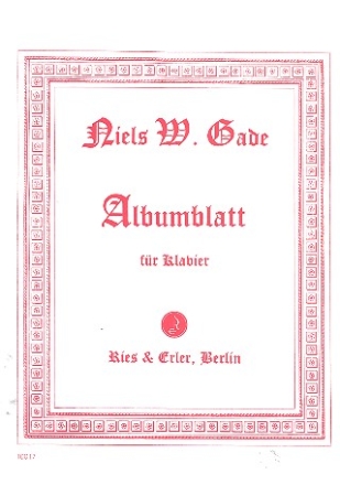 Albumblatt fr Klavier