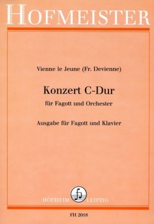 Konzert C-Dur  fr Fagott und Orchester fr Fagott und Klavier