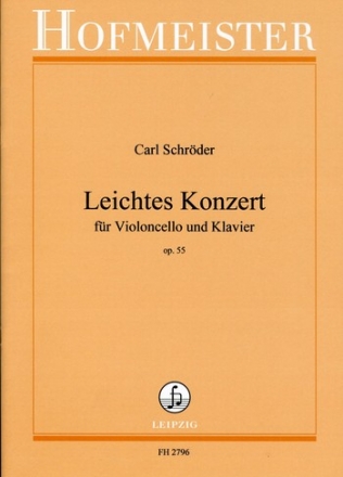 Leichtes Konzert op.55 fr Violoncello und Klavier