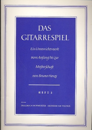 Das Gitarrespiel Band 3  