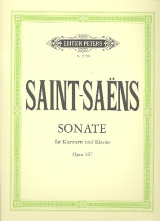 Sonate Es-Dur op.167 fr Klarinette und Klavier