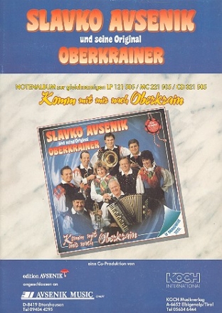 Komm mit mir nach Oberkrain: Slavko Avsenik und seine Original Oberkrainer,  Klavier mit B-Stimme