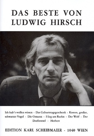 Das Beste von Ludwig Hirsch: Album Nr.2  fr Gesang und Klavier