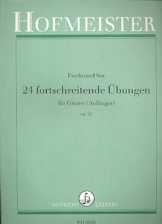 24 fortschreitende bungen op.31 fr Gitarre (Anfnger)