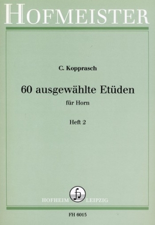 60 ausgewhlte Etden Band 2 (Nr.35-60) fr Horn