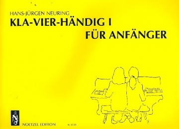 Kla-Vier-Hndig Band 1 (fr Anfnger) fr Klavier zu 4 Hnden