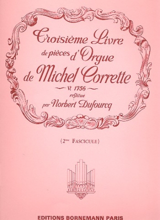 Troisime livre d'orgue vol.2