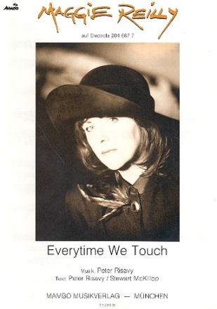 Everytime we touch: Einzelausgabe Gesang und Klavier