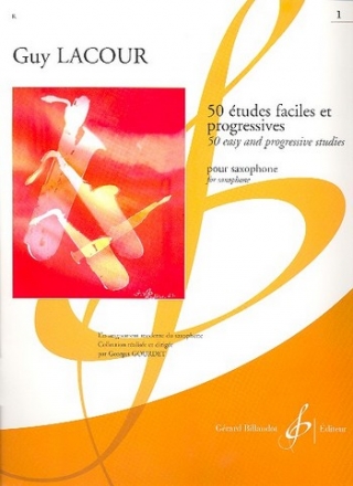 50 tudes faciles et progressives vol.1 pour saxophone