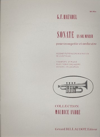 Sonate en sol mineur pour trompette et piano