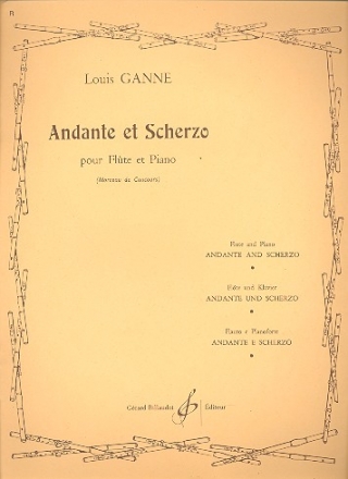 Andante et Scherzo pour pour flte et piano