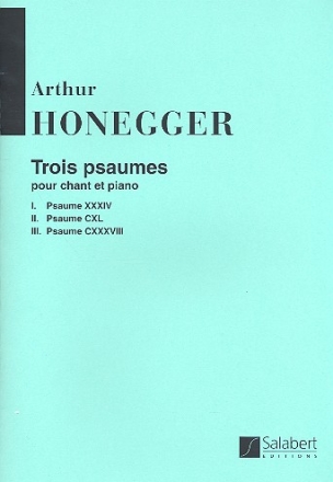 3 psaumes pour chant et piano