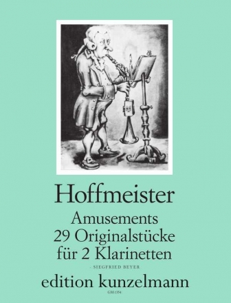 Amusements - 29 Originalstcke fr 2 Klarinetten