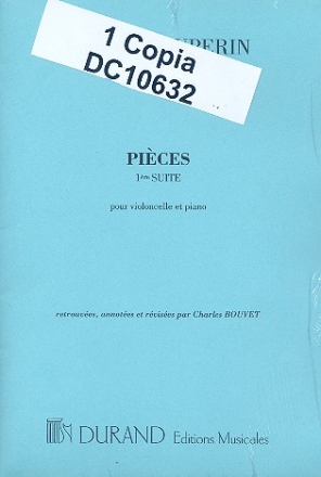 Suite no.1 pour violoncelle et piano 2e violoncelle ad lib