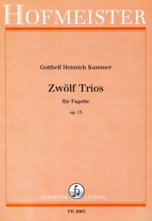 12 Trios op.13 fr Fagotte
