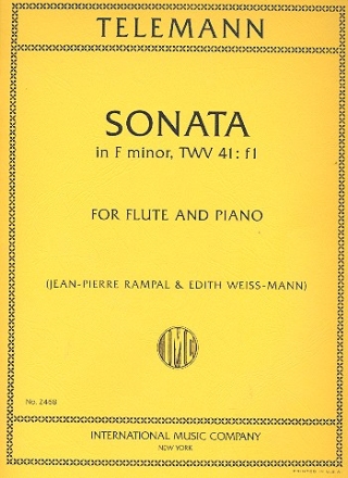 Sonata f minor for flute and piano