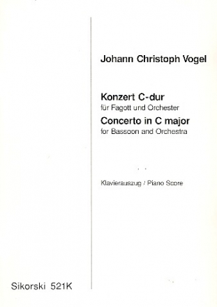 Konzert C-Dur fr Fagott und Orchester fr Fagott und Klavier