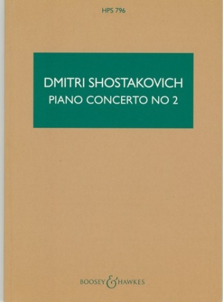 Konzert Nr.2 op.102 fr Klavier und Orchester Studienpartitur