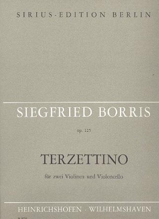 Terzetto op.125 fr 2 Violinen und Violoncello Partitur und Stimmen